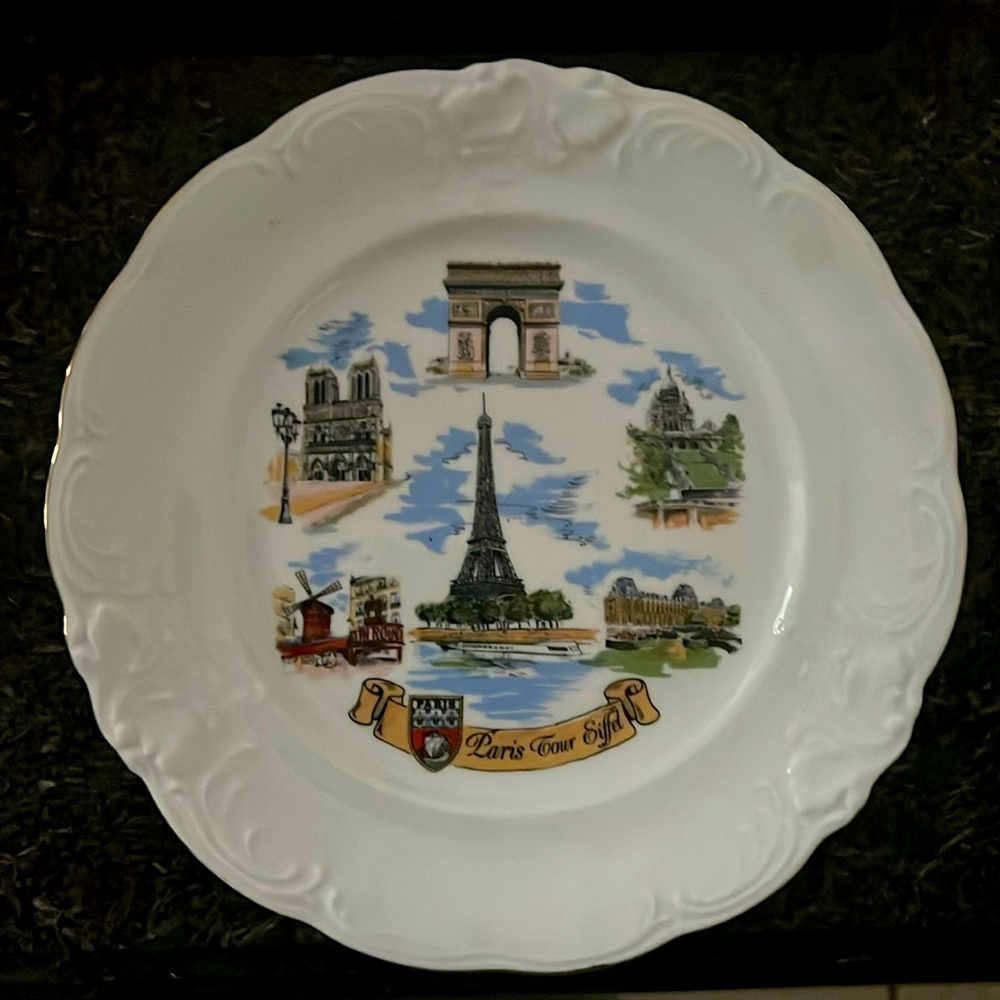 Decorative French Plate